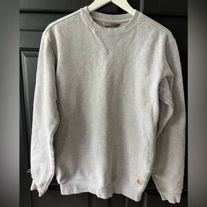 Carhartt Gray Loose Midweight Crewneck Sweatshirt Size Small